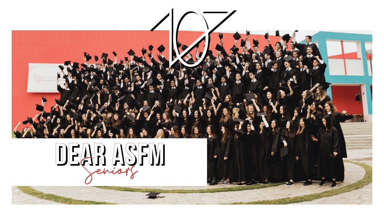 Dear ASFM Seniors...