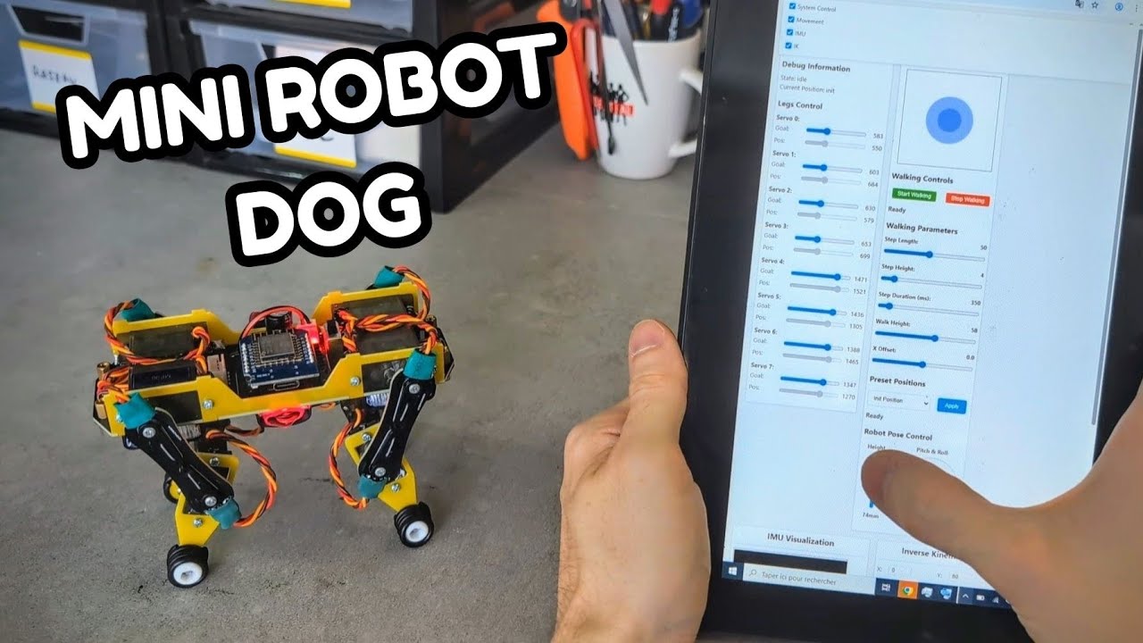 Fabriquer un robot chien en PCB ?