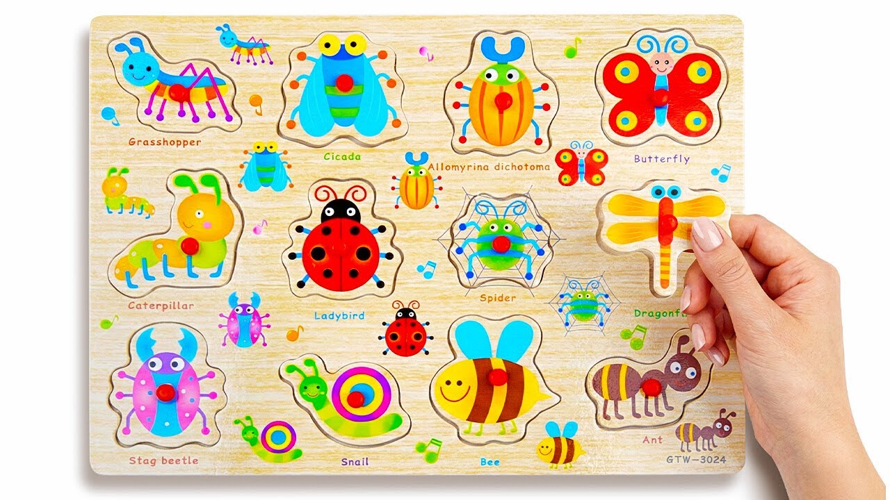 Insect Puzzle Fun 🐞 Colorful Clay Matching Game