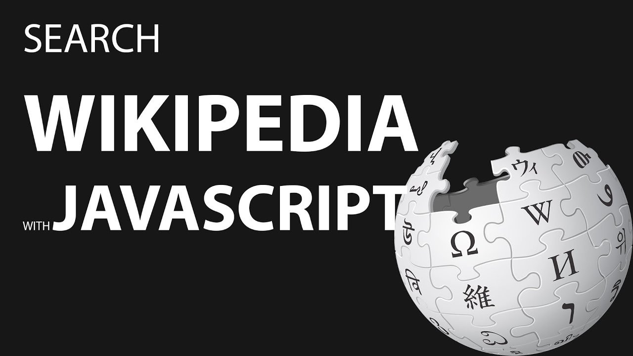 Search Wikipedia with JavaScript