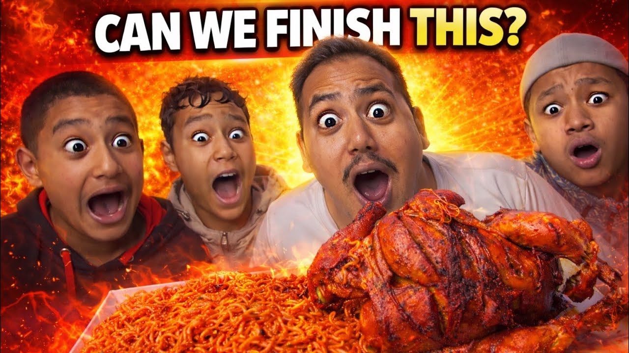 2.8kg Whole Chicken Spicy Current Noodles Mukbang With My Brother #mukbang #nepalimukbangvideo