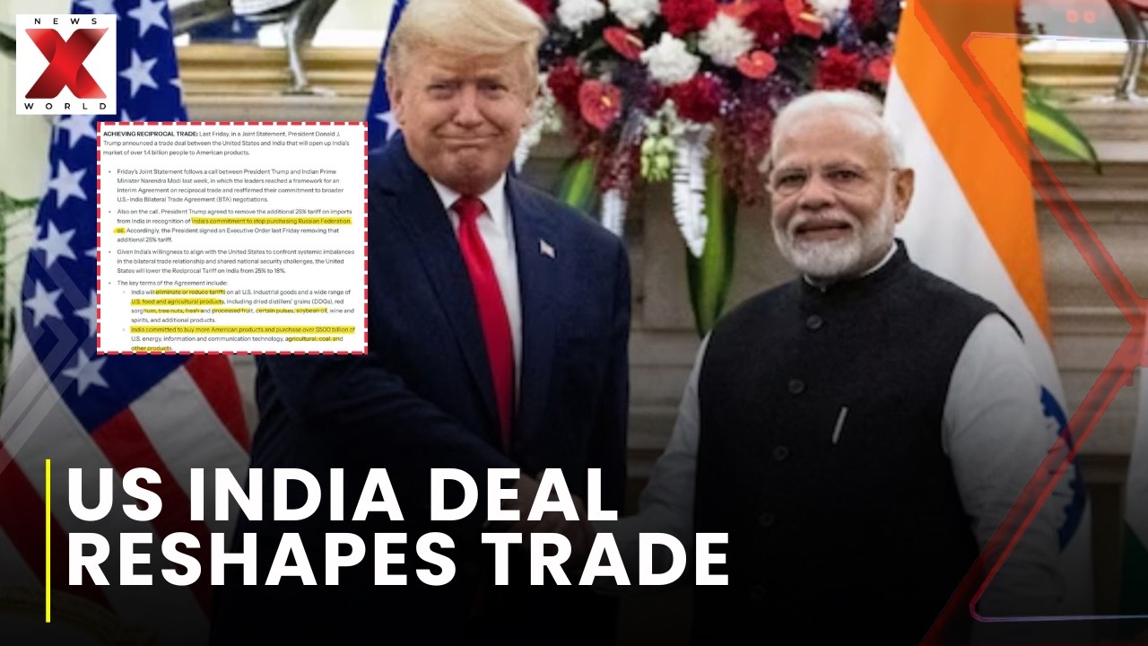 India US Trade Deal : Trump statement on zero tariffs clarified officially| NewsX World