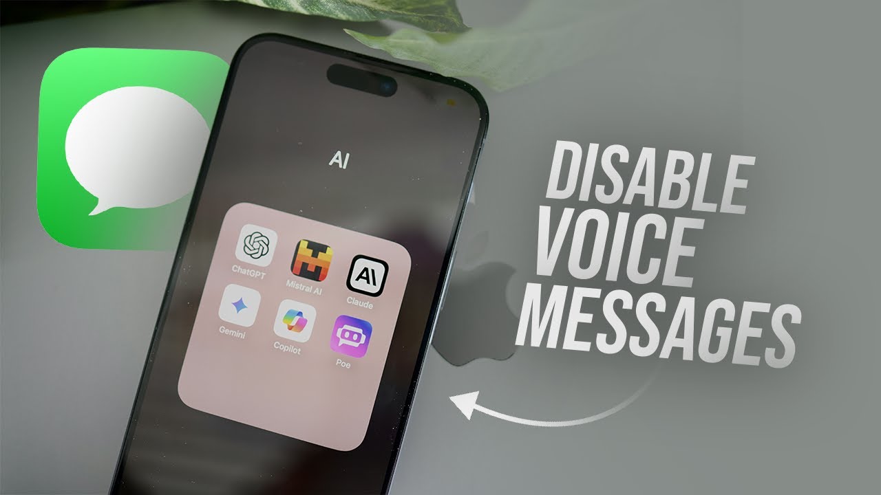 Как отключить голосовые сообщения на iPhone (урок)