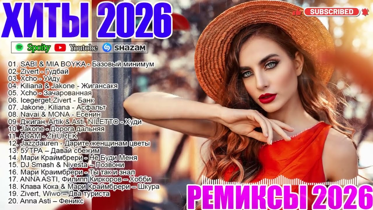 ХИТЫ 2026🎉ТАНЦЕВАЛЬНАЯ МУЗЫКА 💖 СБОРНИК ПЕСНИ 2026 ШИКАРНЫЕ ТРЕКИ 🔥 НОВЫЕ РУССКИЕ ПЕСНИ 2026