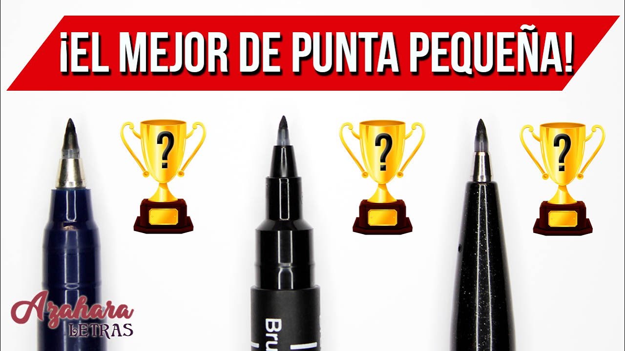 🔝  🖌️  3 MEJORES BRUSH PENS DE PUNTA PEQUEÑA