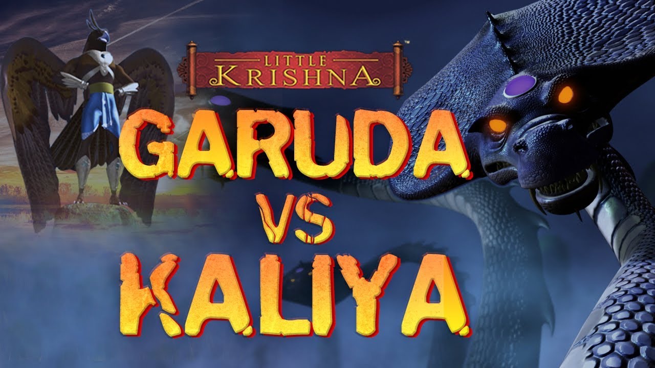 Kaliya vs Garuda - Little Krishna (HD)