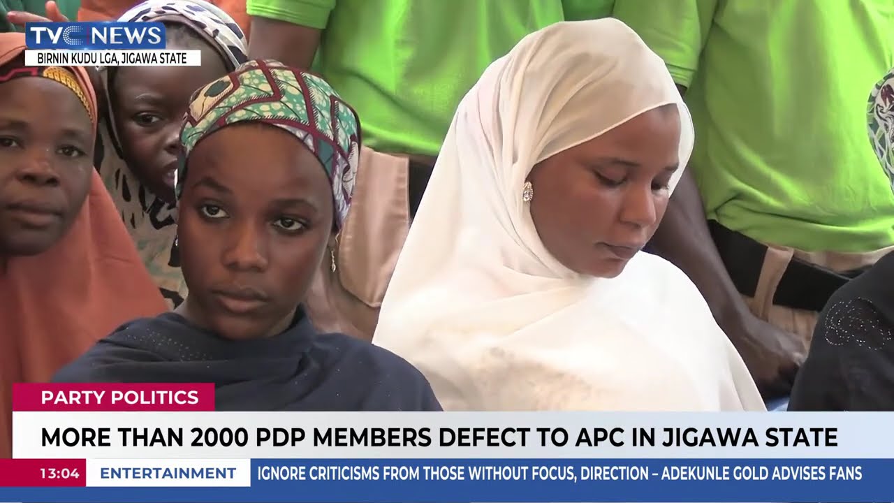 More Than 2000 PDP Members Defect To APC In Jigawa State