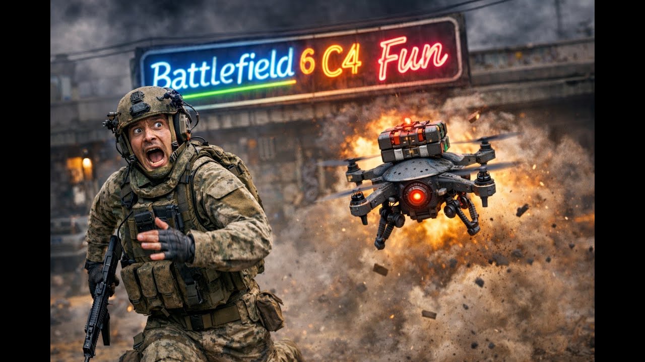 TheBattleDad Learning Drone & C4 Combo in Battlefield 6 #battlefield6 #battlefield #bf6