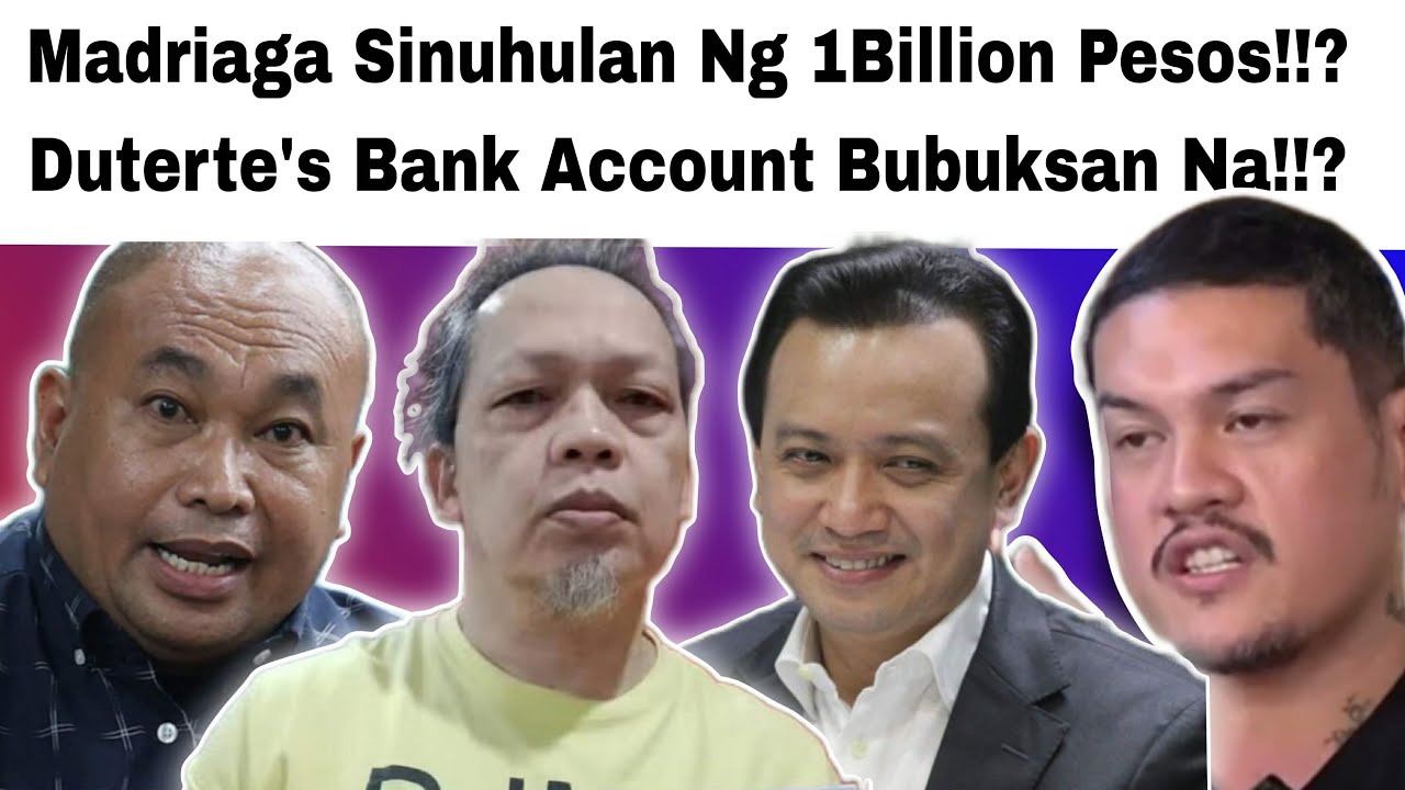 Madriaga Binayaran Ng Higit 1 Million!!? VP Sara Mananagot Na!!?