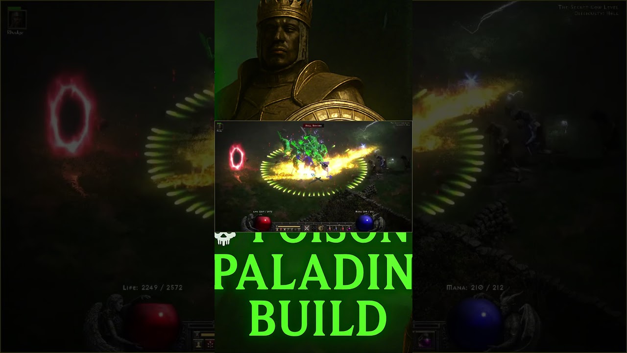 ☠️ Poison Paladin Build Gear #diablo2resurrectedbuild #diablo2r #games