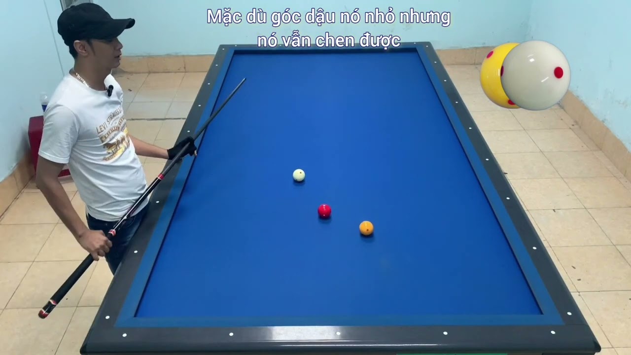 Bida 3 băng| Cú đánh tán xòe bắt con chí mén. Carom 3C Billiards Passion