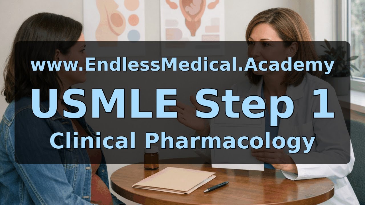 Clinical Pharmacology, USMLE Step 1 - Full Vignette with Extended Explanations