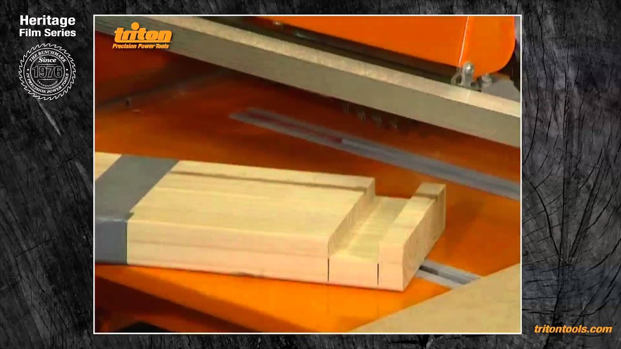 Rebating (Dadoes or Housing Joints) With Triton Workcentre - Triton Heritage