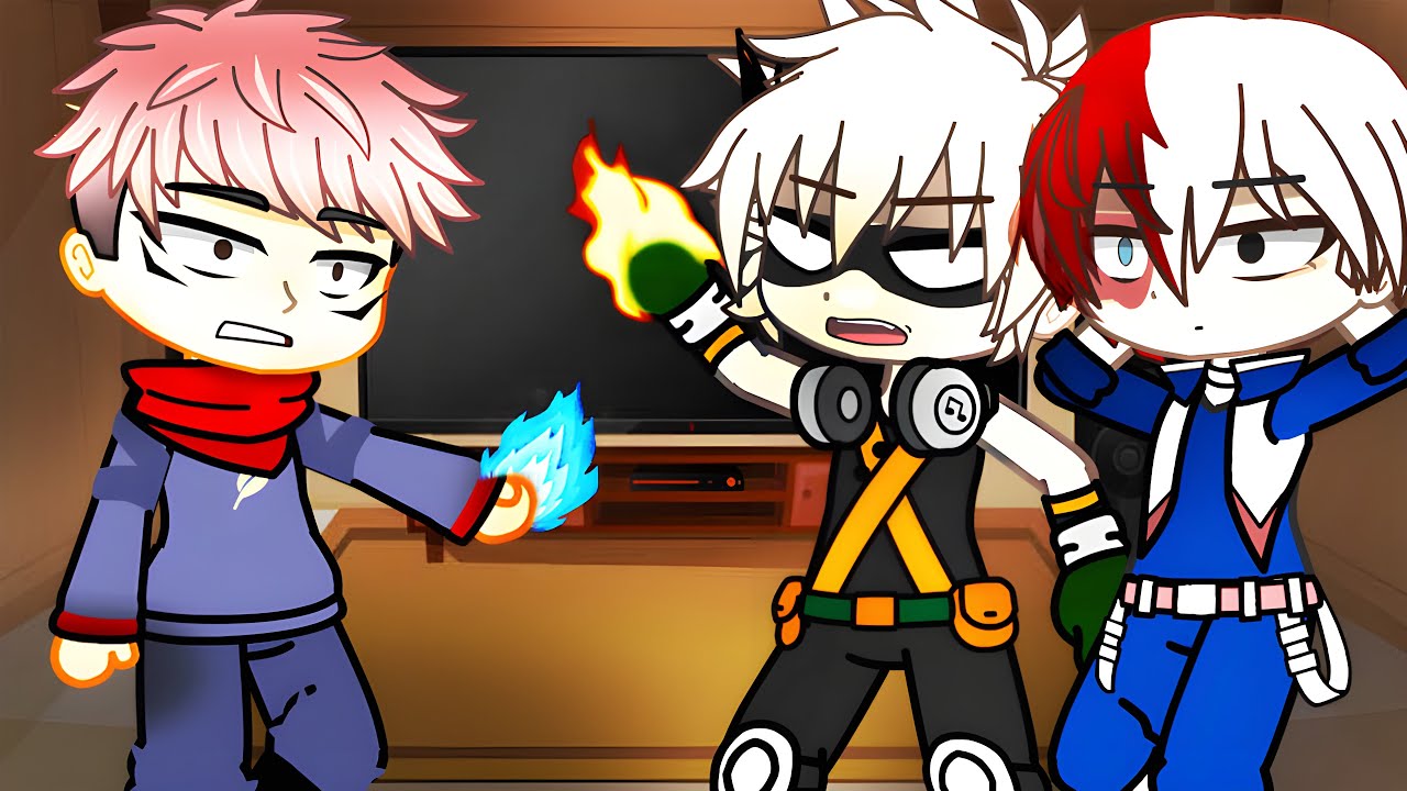 Class 1A React To Itadori Yuji As Their New Classmate || Jujutsu Kaisen || Gacha Club