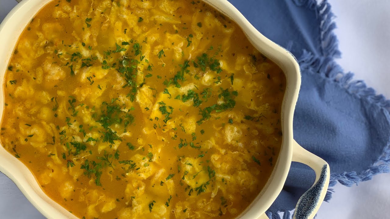 Sopa de Arracacha y Tortilla