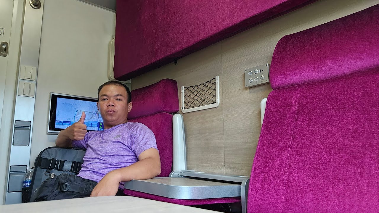 รีวิวนั่งรถไฟชั้น 1 บ้านโป่ง-กรุงเทพอภิวัฒน์ กับรถด่วนพิเศษทักษิณณารัถย์ 32