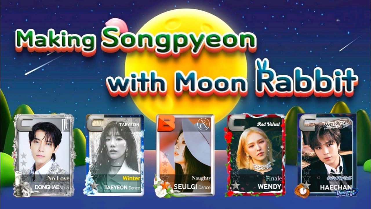 Superstar SMTOWN | Making Songpyeon with Moon Rabbit Event (2023 Chuseok Event) 🐰 🎐 🎑