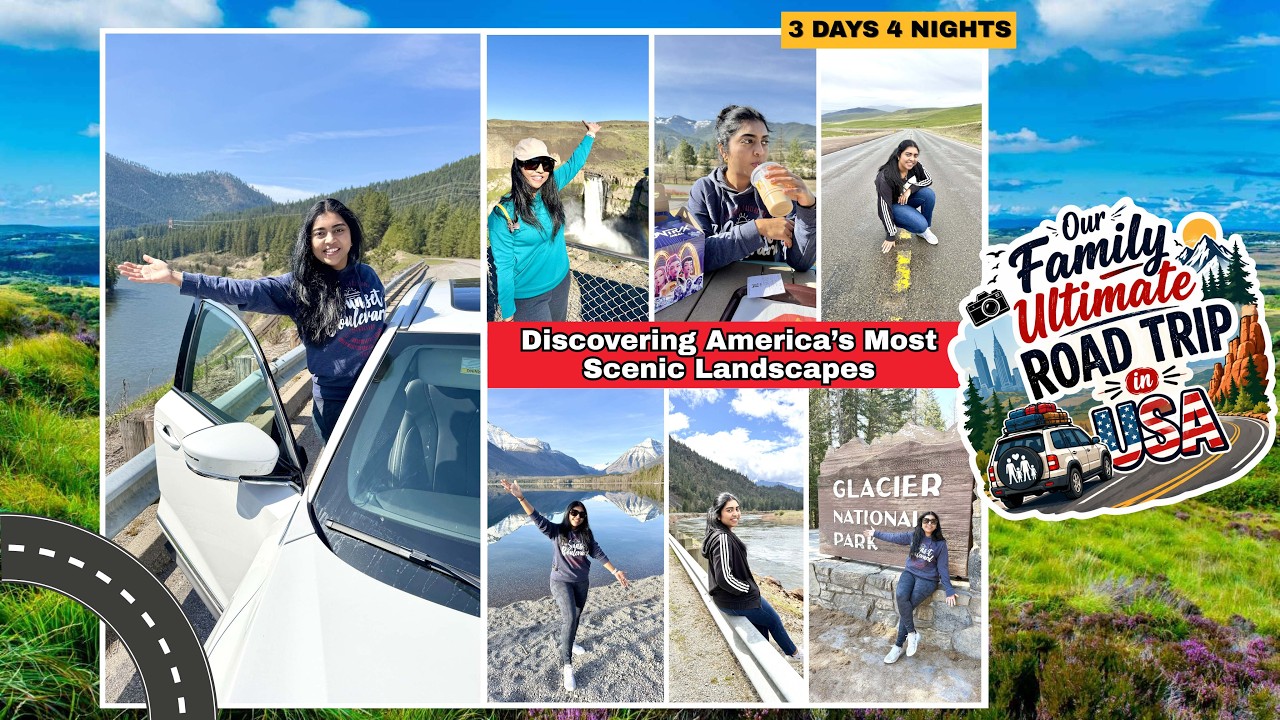 🚗 ஒரு மறக்க முடியாத அமெரிக்க ROAD Trip அனுபவம் | Seattle to Montana | Glacier Park | USA Tamil VLOG