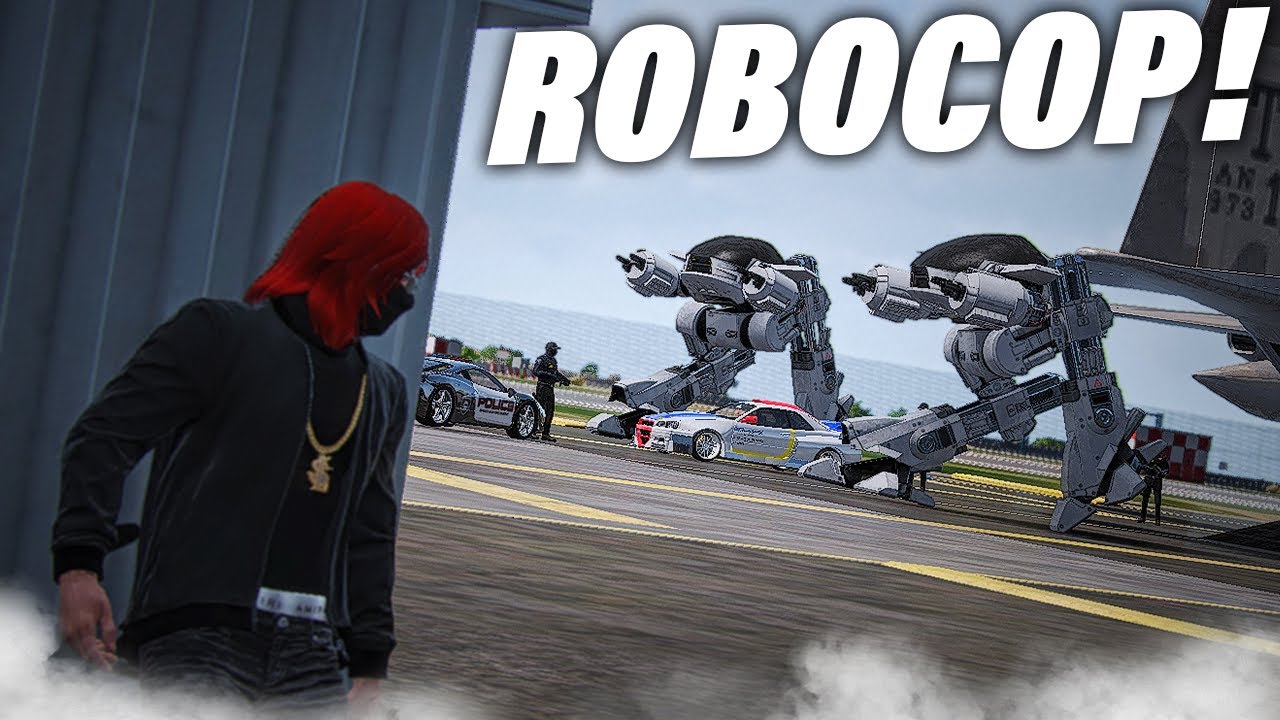GANAS ROBOT INI MUNCUL SKYLINE GUNDAM TERANCAM HANCUR INI DALANG PEMBUATNYA! - GTA V ROLEPLAY
