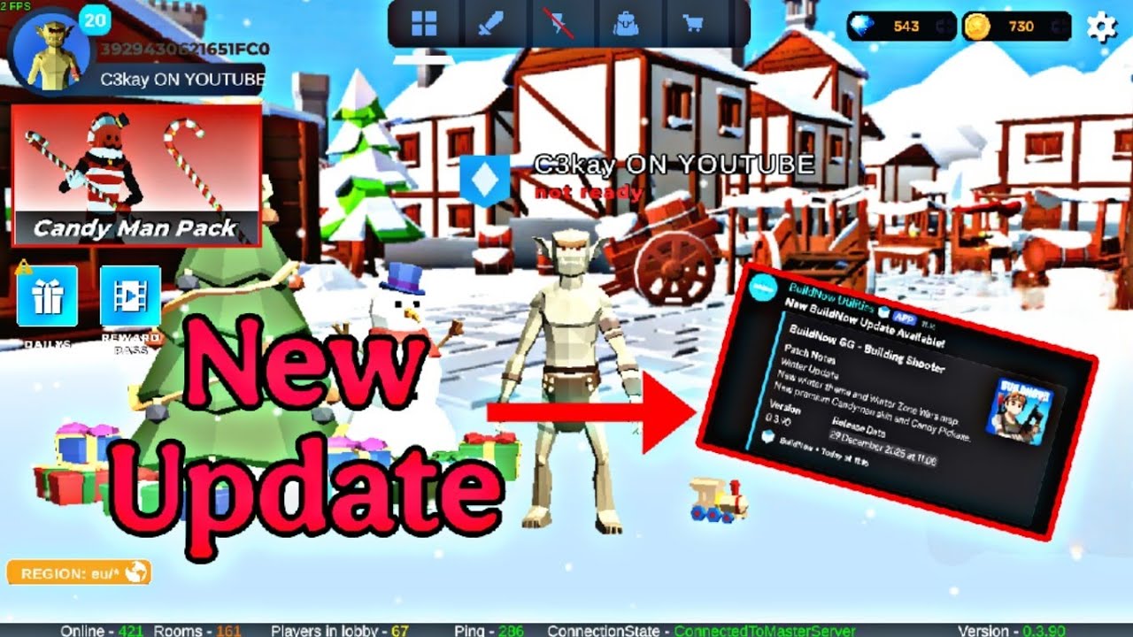 Зимнее обновление BuildNow GG уже здесь! ❄️ Новая карта + скины