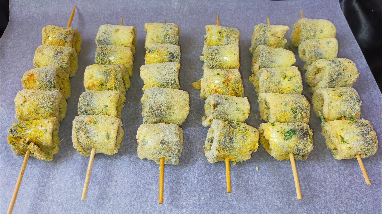 سردين بدون قلي أو زيوت جربيه بهاد الطريقة العجيبة قرمشة و لذة متشبعوش منو 😋