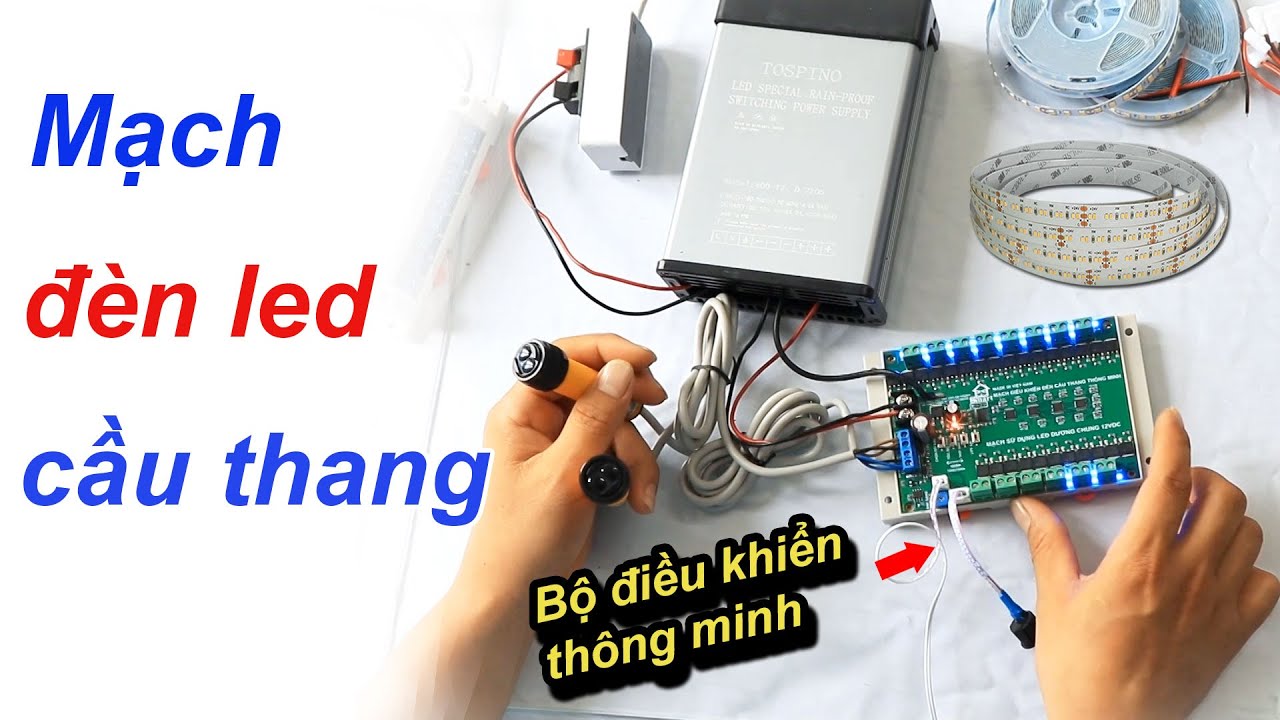 Cách lắp mạch đèn cầu thang thông minh đúng cách