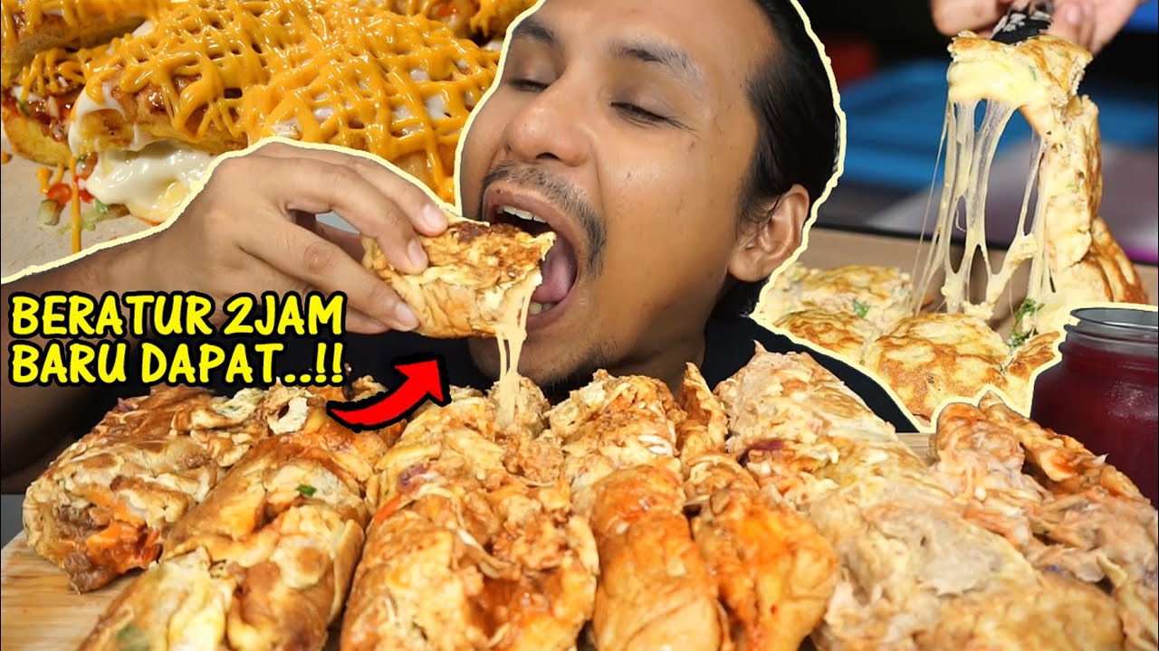 rindu bazaar ramadhan (mukbang malaysia) ROTI JOHN TITIWANGSA VIRAL