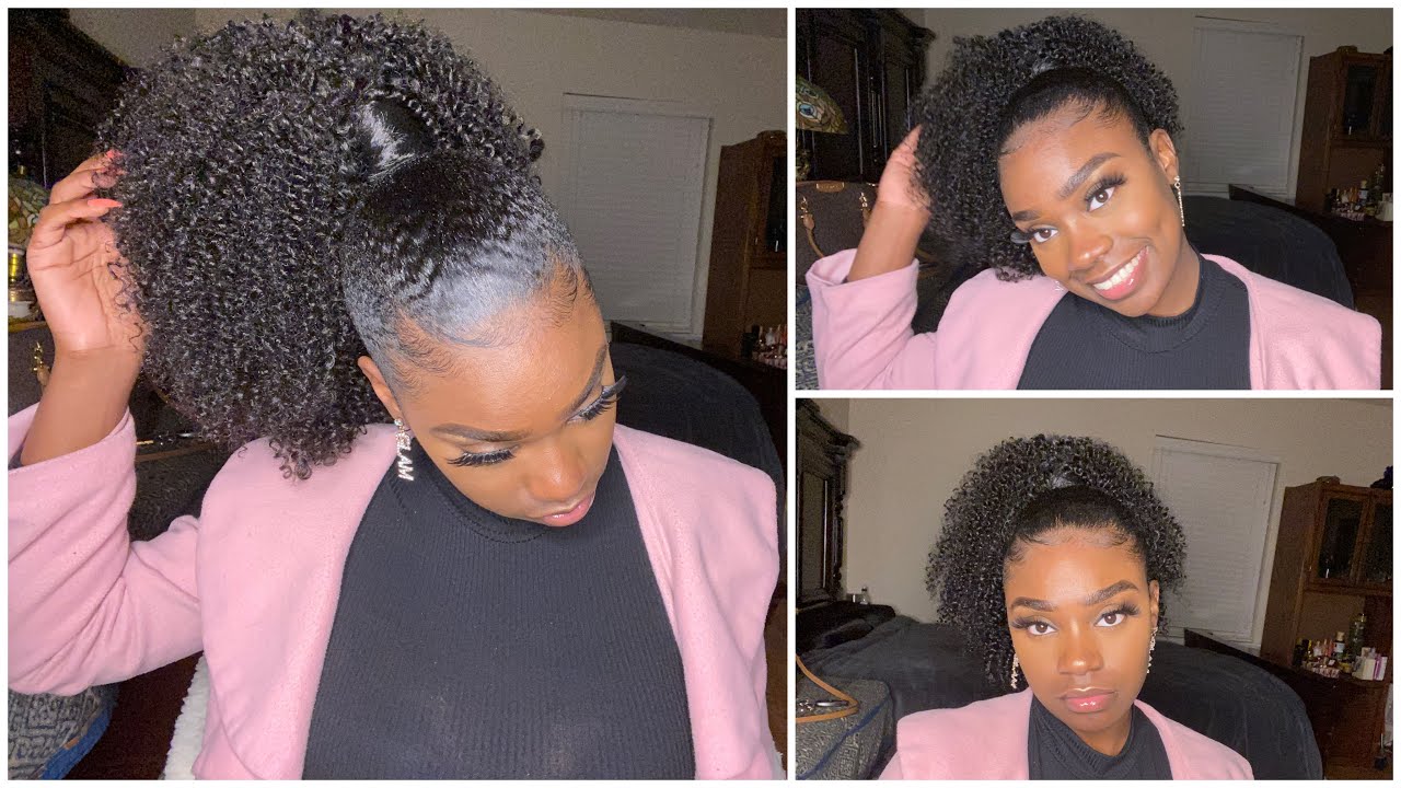 Big Beautiful Hair Drawstring Ponytail #outre #highponytail #type4hair