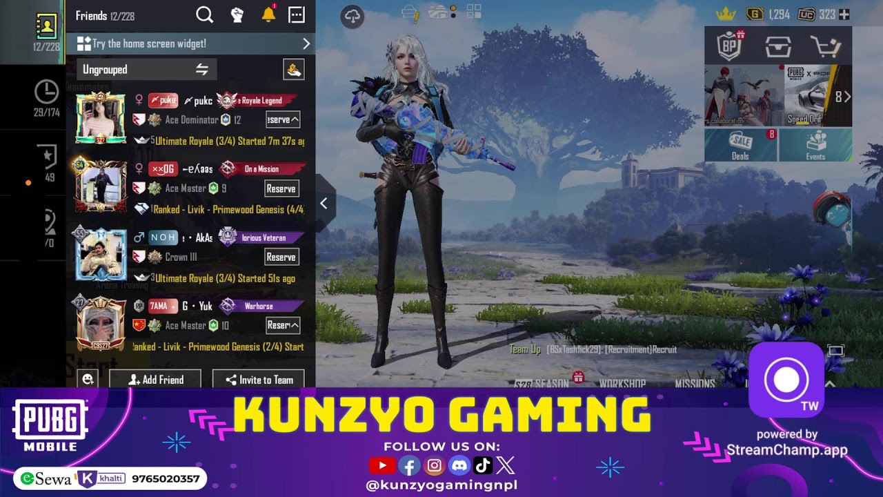 Highway Road to 500 subscriber PUBG MOBILE NEPAL LIVE @cr7horaaYT @4KGamingNepal @DarkSoulGamingNPL