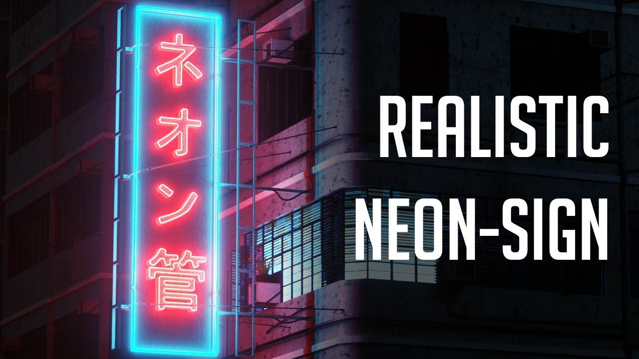 Realistic Neon Signs Tutorial | Cinema 4D