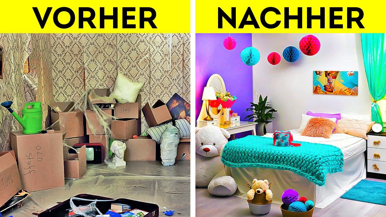 DIY-IDEEN AUS DEM 1-EURO-LADEN ZUR VERSCHÖNERUNG DEINES SCHLAFZIMMERS