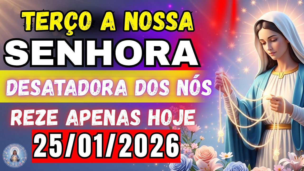 TERÇO DE NOSSA SENHORA DESATADORA DOS NÓS 🌹