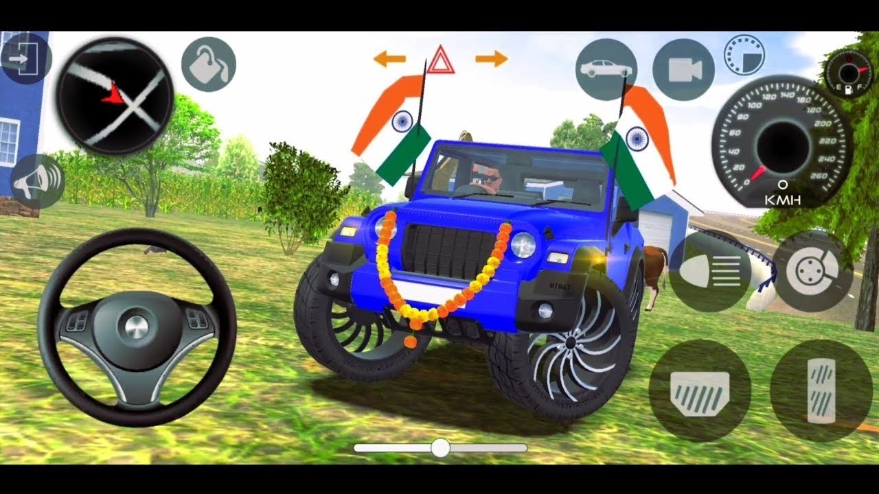 Modified Mahindra Thar😈Games:Indian Blue Thar (Gadi Wala Games) Car Game Android Game - #2026