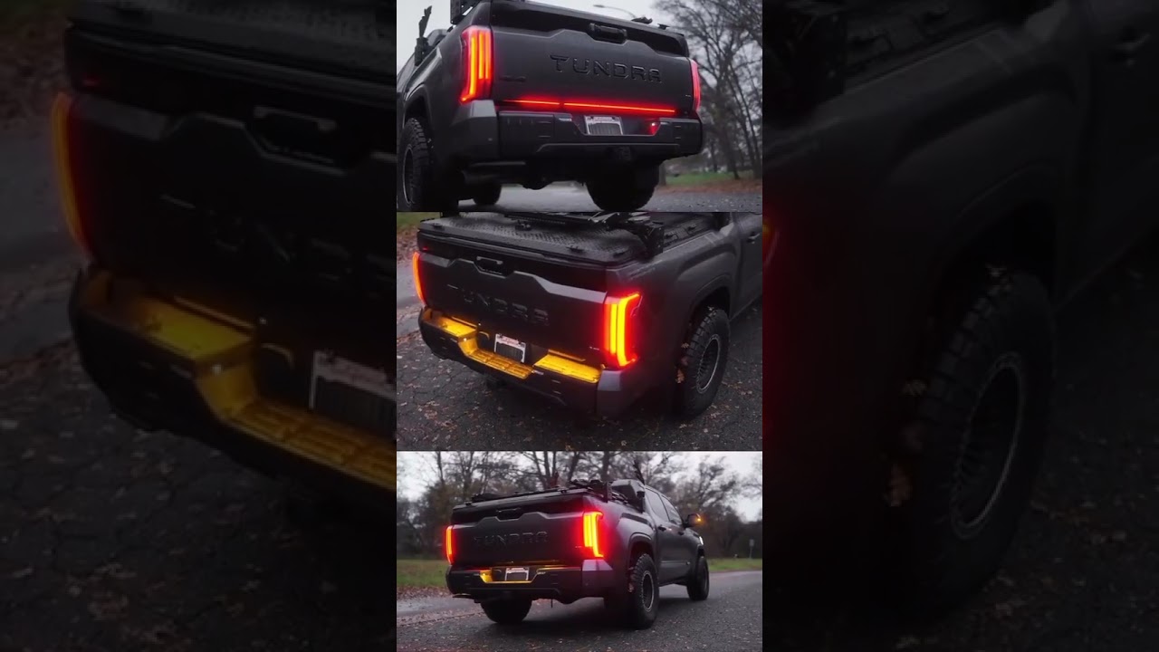 OPT7 Redline Parlux Triple Row LED Light Bar on Tundra #opt7lighting #toyota  #trucknation  #led