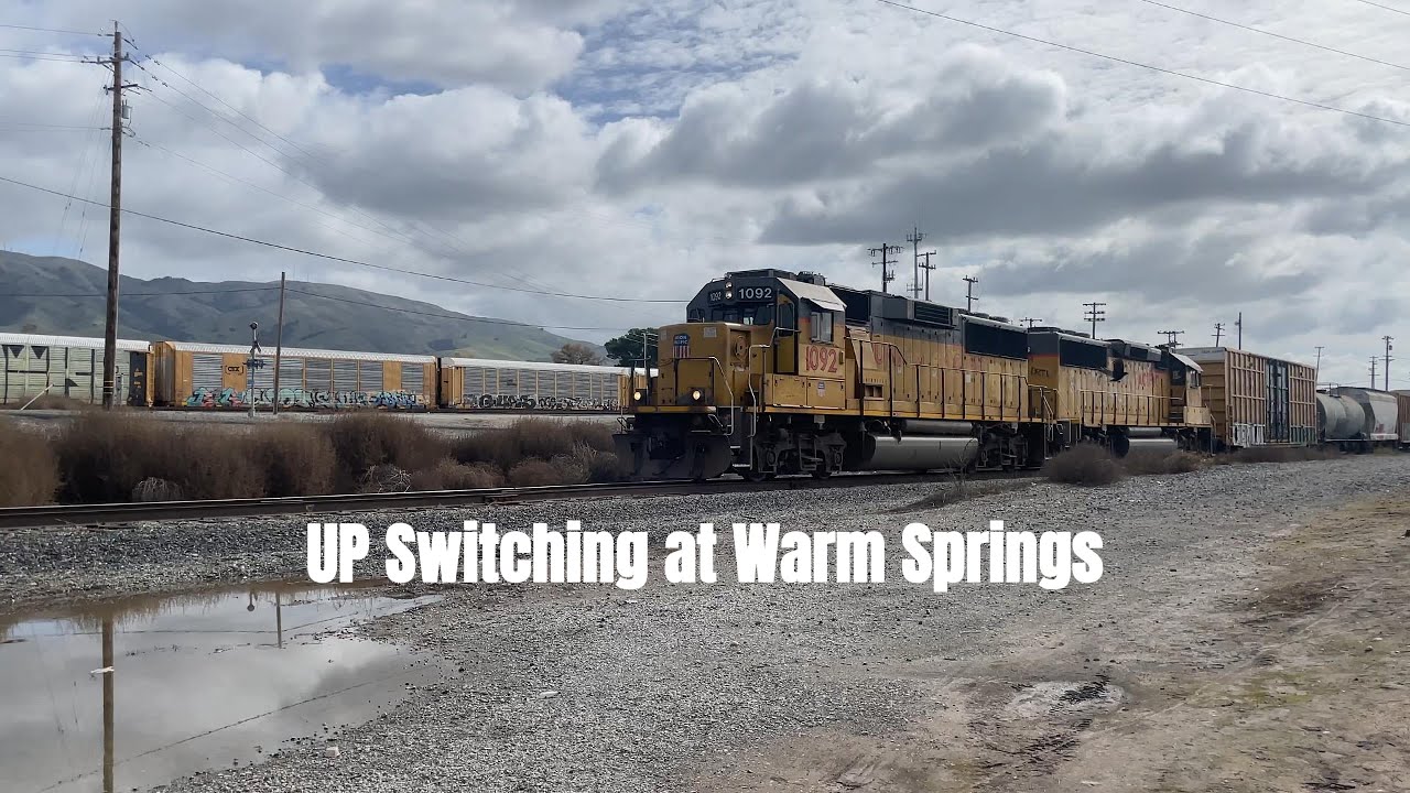 UP Switching action at Warm Springs Yard