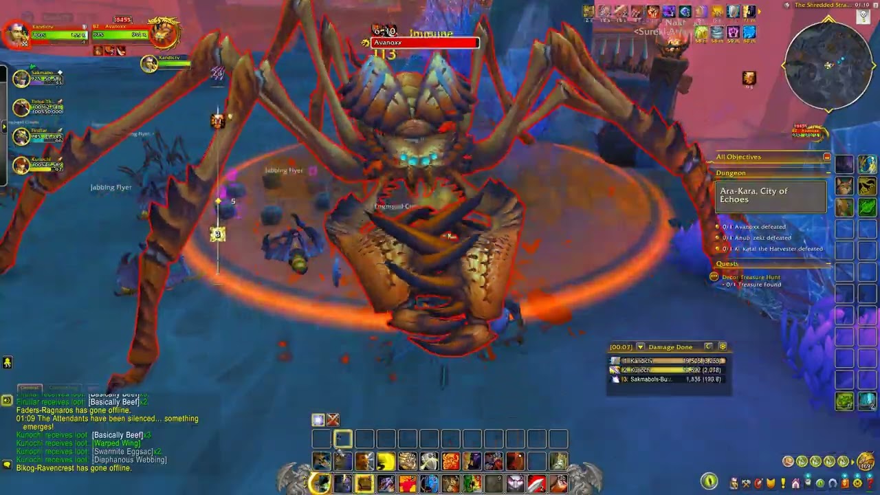 Tanking Ara'Kara City of Echoes