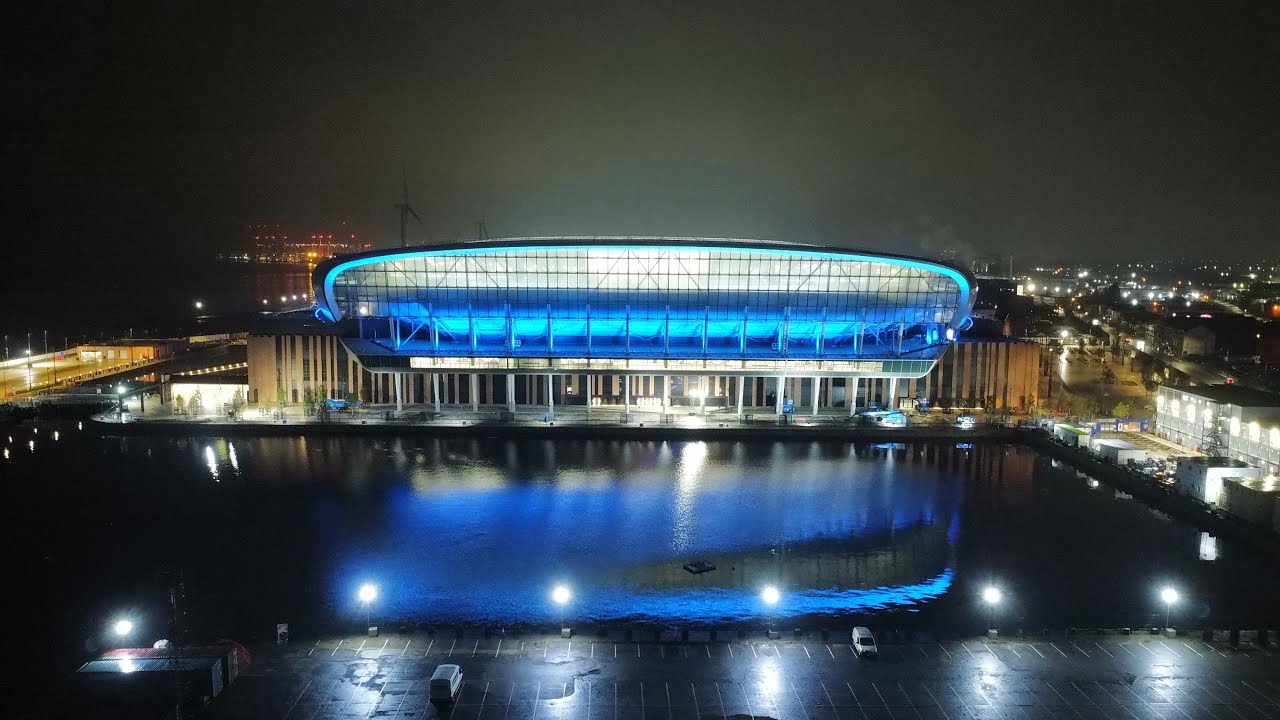 Night Visit At Everton Stadium