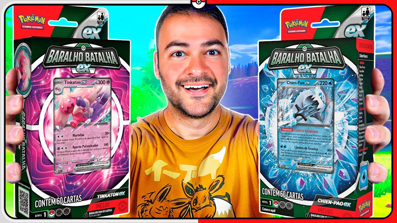 Review dos DECK INICIAL de BATALHA Chien-Pao e Tinkaton EX | MONTALVÃO CARTAS POKEMON