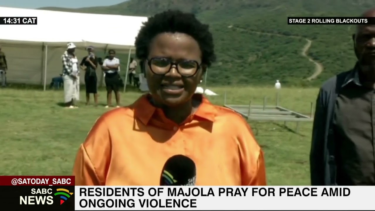 Residents of Majola pray for peace amid ongoing violence