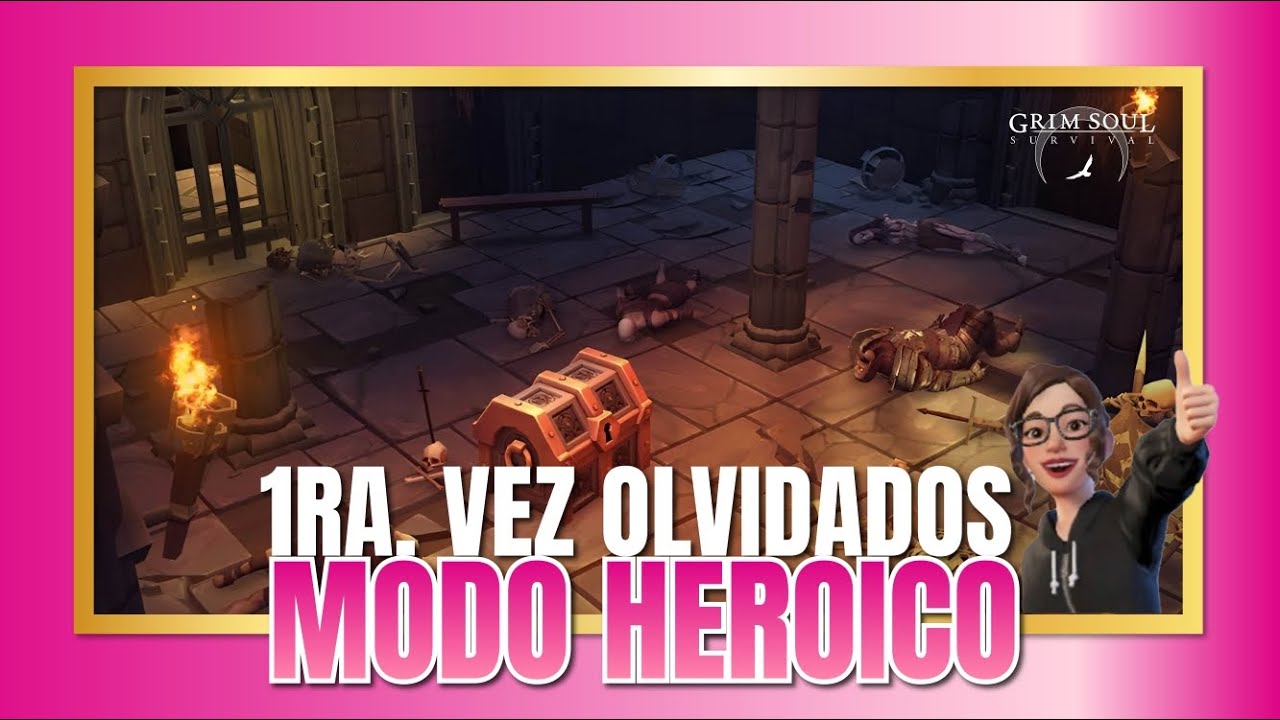 Primera vez en el Calabozo de los Olvidados Modo Heroico 🔥 | Primer Piso 💪🏻 | Grim Soul ⚔️ V.7 .9.0