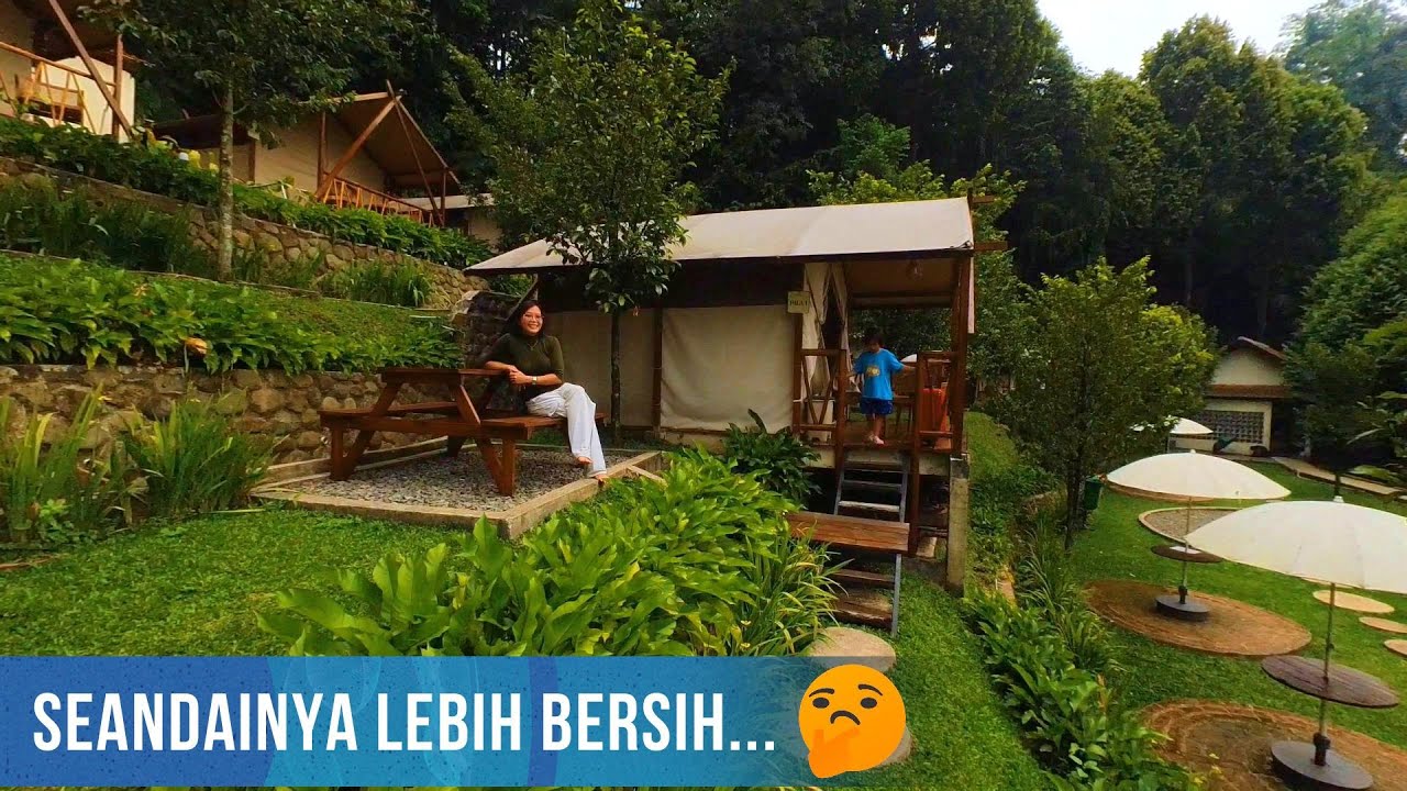 Glamping ramah anak - Glamping Kopi Tubing Bogor