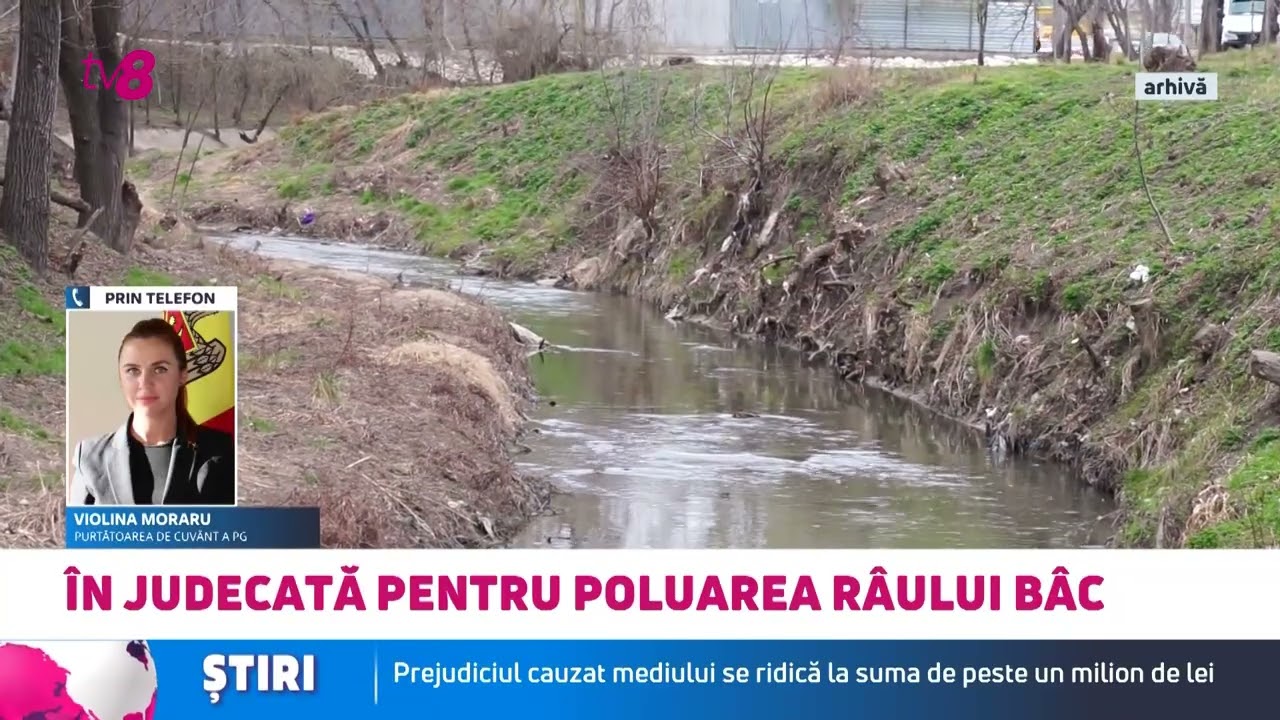 Administratorul unei întreprinderi, judecat pentru poluarea râului Bîc