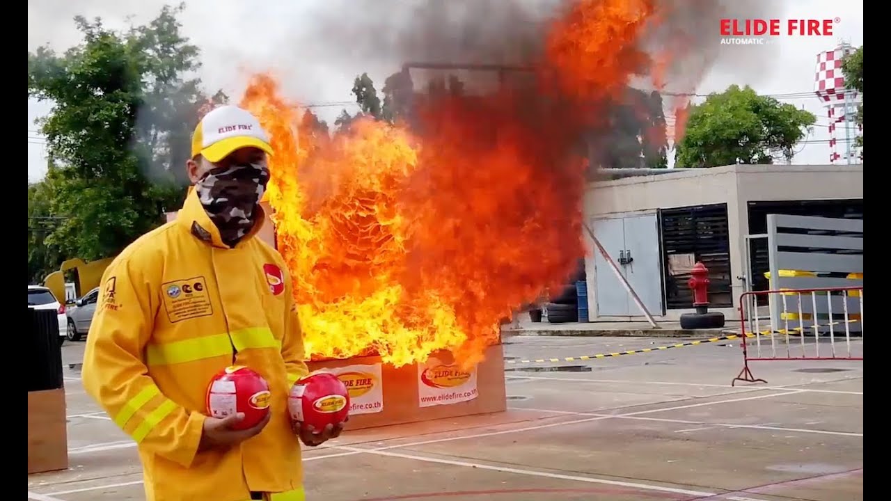 ELIDE FIRE® Boule d'extinction