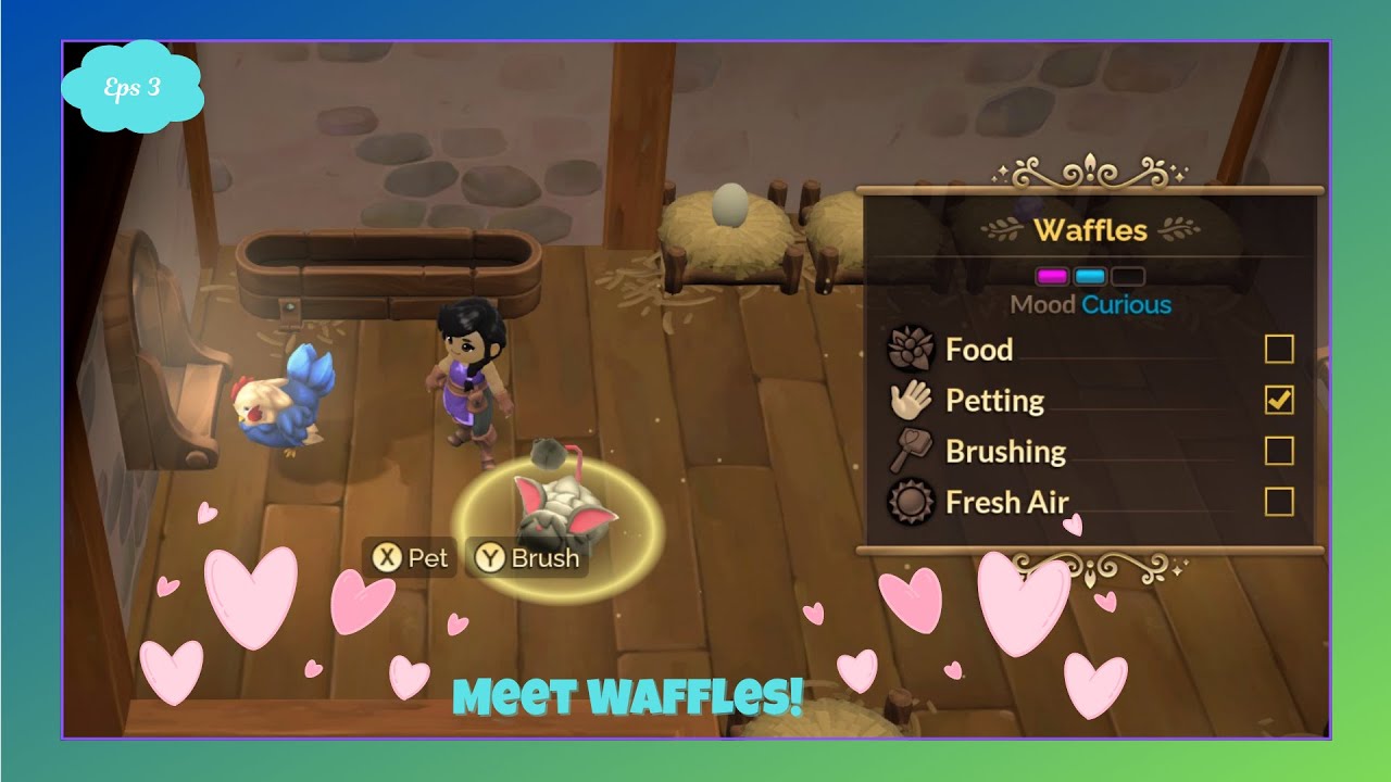 Mining, Magic & Meet Waffles! 🐰✨ | Fae Farm Ep 3