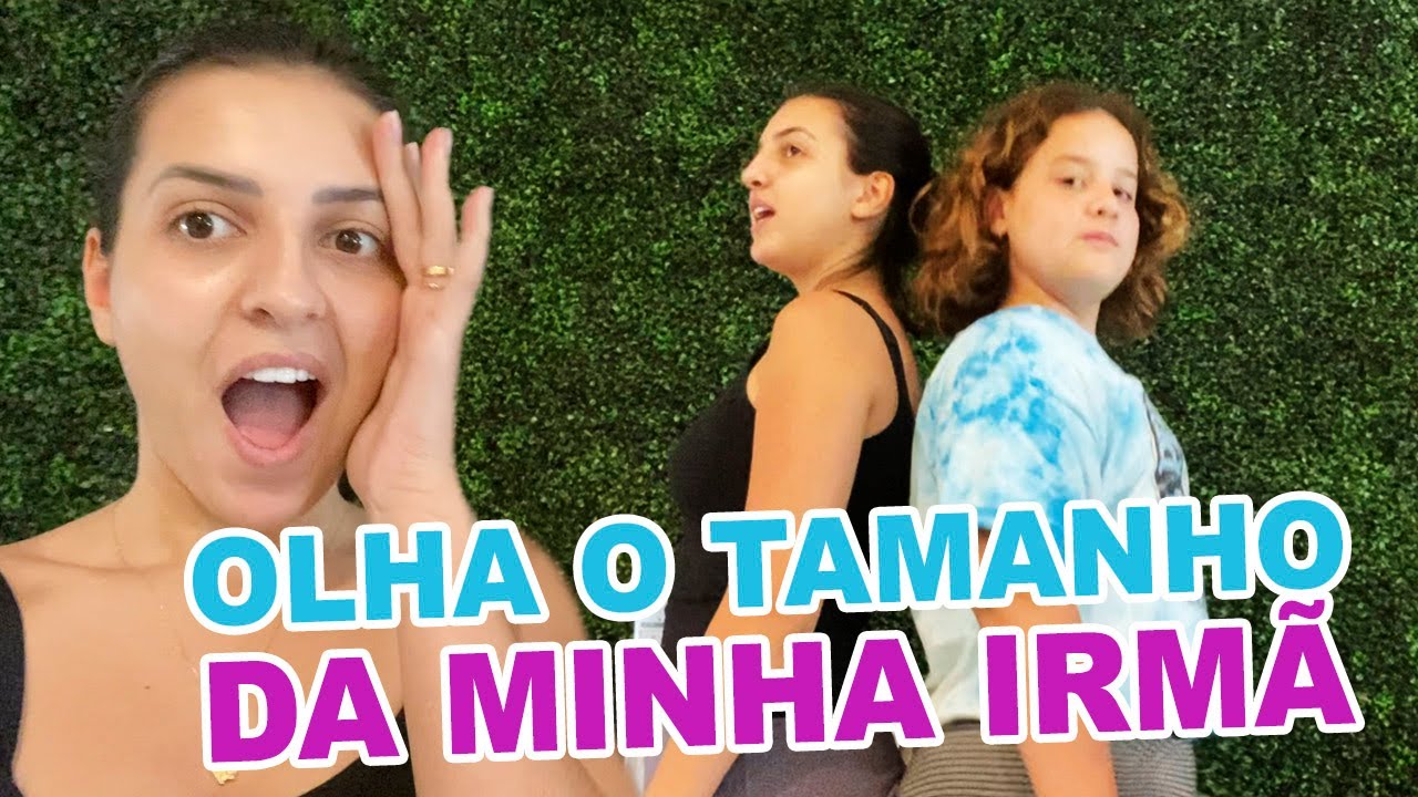 ROTINA DA MANHÃ - MINHA IRMÃ CRESCEU MUITO