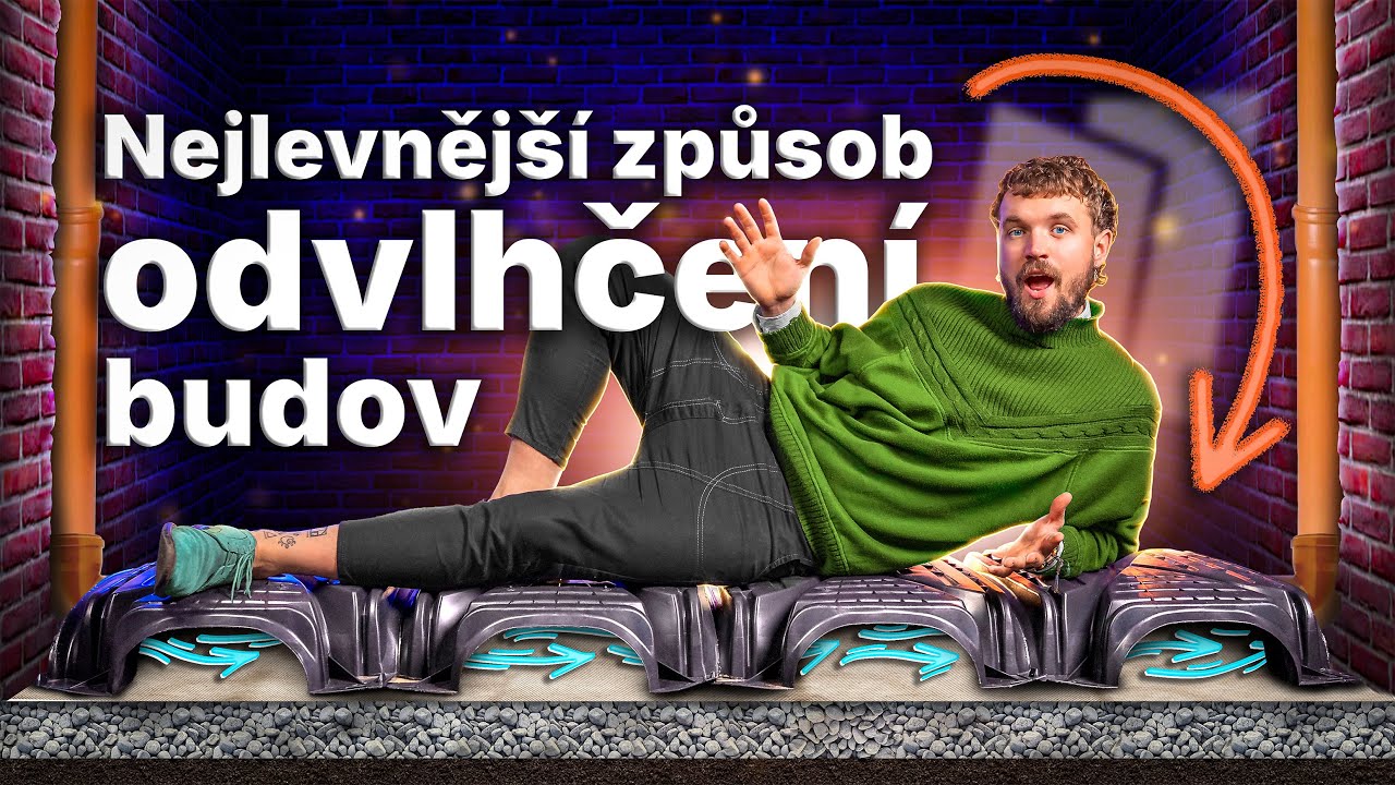 Nepotřebujete DRAHÉ sanační metody - geniální systém odvětrávání podlah
