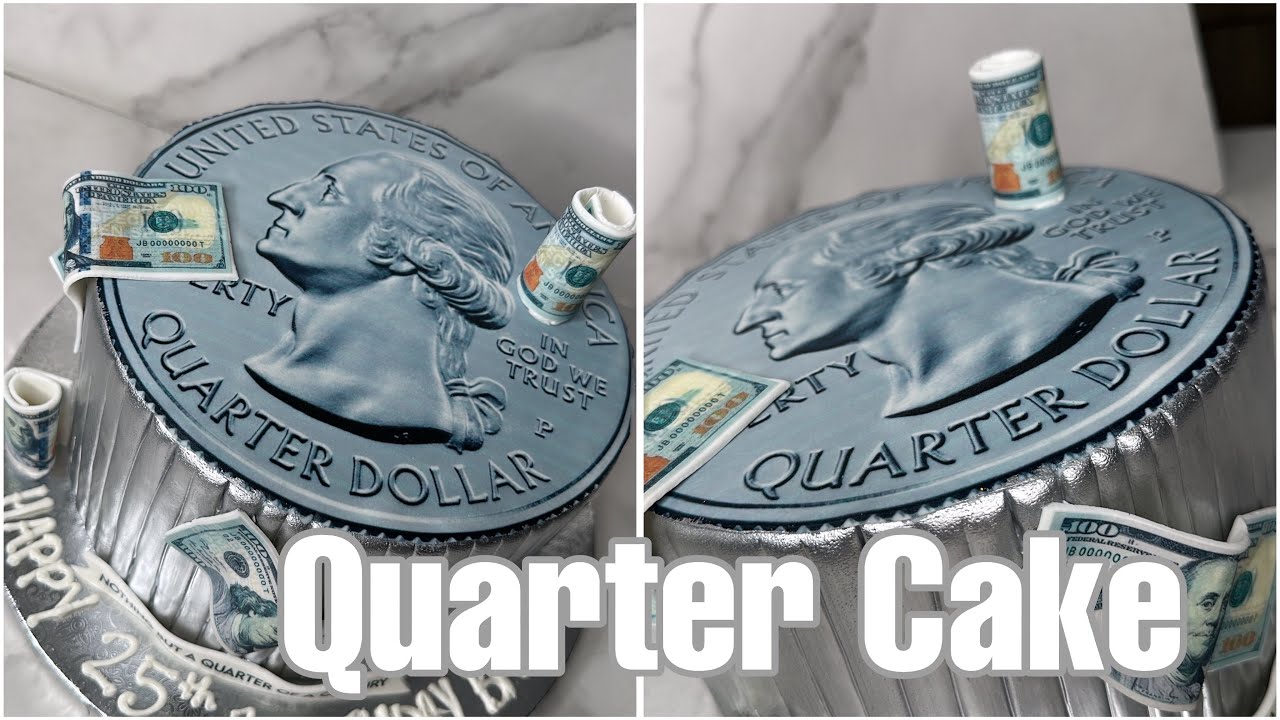 Quarter Cake | 25th Birthday Cake