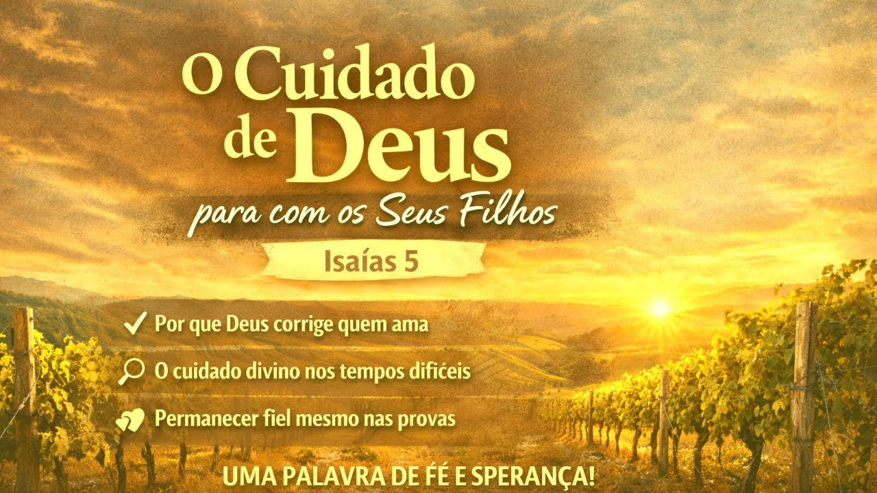 O Cuidado de Deus para com os Seus Filhos 📖 Isaías 5