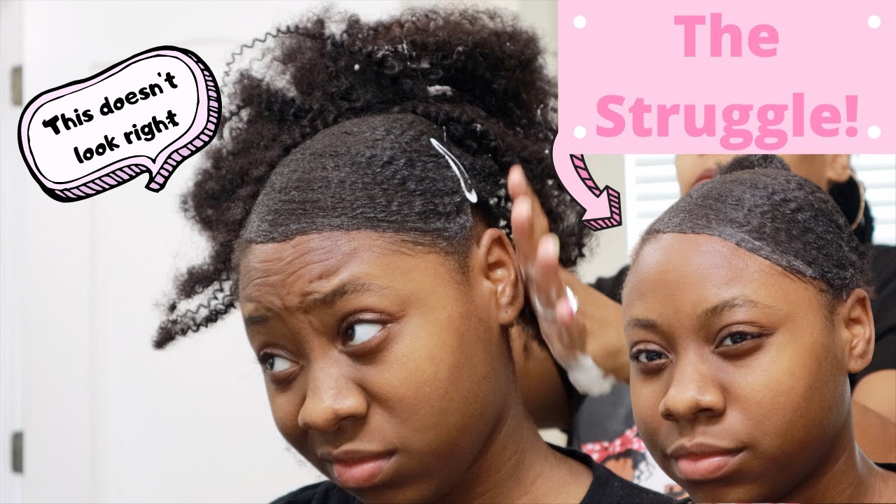 Struggling With This Swoop Bang Natural Hair Ponytail
