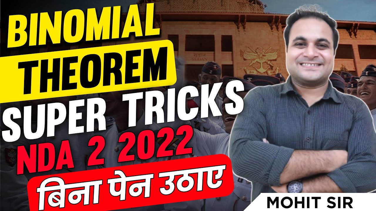 Top 3 Binomial Super Tricks | NDA Mathematics Tricks | NDA Preparation | Learn With Sumit